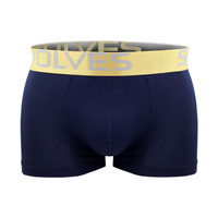 SEPTWOLVES 七匹狼 男士内裤 男平角裤大码男内裤中腰透气短裤衩4条礼盒装 多色 7002-4 4XL