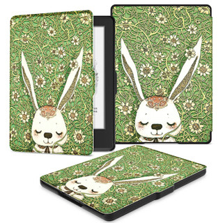 柏图 适配Kindle 558版保护套/壳 彩绘系列 全新Kindle电子书休眠皮套 丛林萌兔