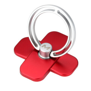 摩米士（MOMAX）PS1R 多功能手机支架金属指环扣 便携式车载懒人支架手机平板通用 红色