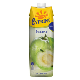 地中海塞浦路斯进口 塞浦丽娜（Cyprina）番石榴果汁饮料 1L*4瓶 果汁饮料 整箱
