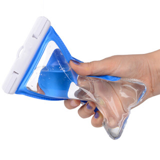 加加林 手机防水袋 潜水手机套 手机袋游泳防水套 游泳包防水包 透明白 大号5.0-6.0寸手机