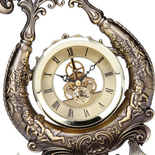 timess座钟 古典欧式静音创意客厅时钟居家钟表1800