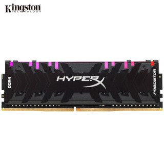 限地区：Kingston 金士顿 骇客神条 Predator 掠食者 8GB DDR4 3600 RGB台式机内存条