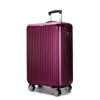 antler 安特丽 商务男女拉杆箱 24英寸行李箱万向轮密码箱 PC旅行箱包子PC托运箱 A843 紫色