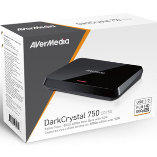 圆刚（AVerMedia）CD750 U3外设全高清60帧采集盒 USB3.0外置采集直播 医疗采集 教育录播 HDMI 色差采集