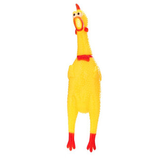 好友宠友 怪叫鸡 惨叫鸡 宠物减压发声玩具 绝望的战斗鸡 大 中 小号三只装 黄色