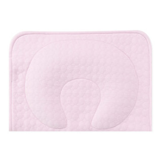米乐鱼婴儿枕头儿童定型枕防偏头新生儿宝宝枕头1段粉