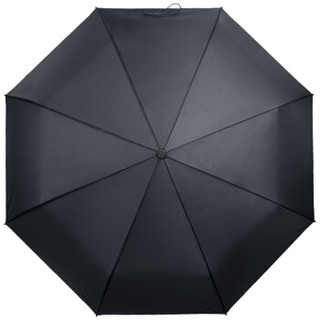 黑柠檬（BLACK LEmon）商务黑纯色雨伞轻巧防晒三折伞男女折叠晴雨伞便携 air商务黑