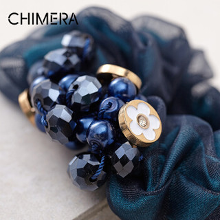 奇美拉（CHIMERA）发饰头饰 花朵发圈皮筋 蓝色