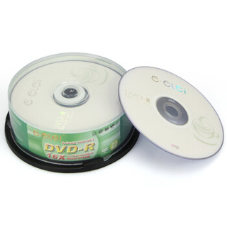 e磊(e-elei) 16速 4.7G 空白DVD光盘 桶装25片 刻录盘(DVD-R)