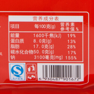 商品麻辣王子 休闲零食 食品辣条礼盒装皇冠面筋1220g