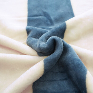雅鹿·自由自在 毛毯加厚法兰绒毯子 午睡空调毯珊瑚绒毛巾被盖毯冬季床上床单 200*230cm 多彩人生