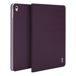 优加 新款iPad Air 2019保护套苹果iPad Pro10.5英寸通用款保护壳轻薄防摔休眠支架皮套 金丝纹系列 魅惑紫