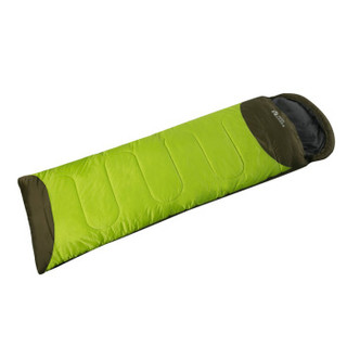 牧高笛户外装备 野外露营成人可拼接单人信封式棉睡袋 XY NXL1433006 荧光黄（左）