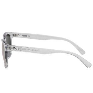 PUMA 彪马 eyewear 女款太阳眼镜 PE0006SA-002 透明镜框渐变粉红镜片 54MM