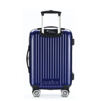 antler 安特丽 万向轮行李箱 20英寸登机箱拉杆箱男女密码箱子旅行箱包 PC A848 蓝色
