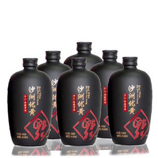 沙洲优黄 黄酒 红福六年陈酿 手工冻藏 半干型 10.5度 500ml*6瓶 整箱装