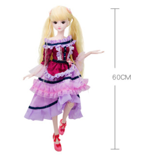 改装女孩芭比娃娃换装玩具 莫纱60cm