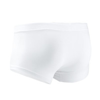 UM25 U小棉青少年内裤棉质宽边中腰男士学生平角内 云钛白 150 UM23AA1 (白色、150、平角裤、棉质)
