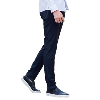 SEVEN 柒牌 休闲裤男 青年商务休闲直筒长裤中式修身男裤 和系列 112S8M040