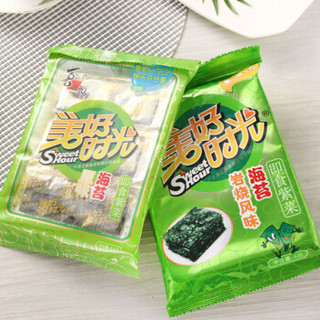 喜之郎 美好时光 原味海苔37.5g 综合量贩装 健康即食紫菜