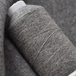 毛线 24/2中细线 手编机织均可 婴儿宝宝毛线 围巾线m03 深灰色