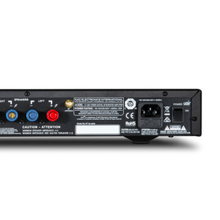 NAD C 338 音箱 音响 2.0声道高保真 HIFI发烧级纯功放机 大功率放大器 （黑色）