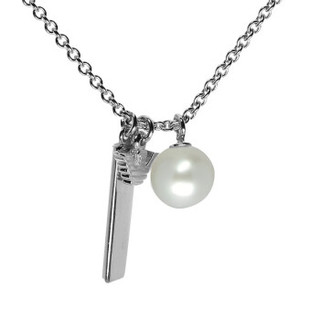 阿玛尼（Emporio Armani）女士银色珍珠项链 EG3314040