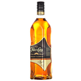 富佳娜（Flor de Cana）洋酒 橡木桶陈（Anejo Clasico）经典5年 朗姆酒 750ml