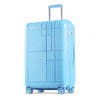 Echolac 防刮旅行箱 8轮万向轮拉杆箱 28英寸可登机行李箱 PW003 蓝色