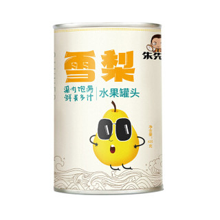 朱先森 糖水雪梨水果罐头 方便速食 休闲零食品 425g