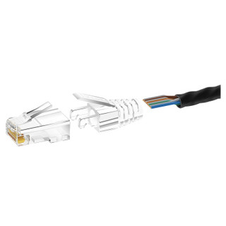 TP-LINK TL-EC5e00-1(黑) 超五类非屏蔽网络跳线 工程级CAT5e类网线 1米纯铜 黑色