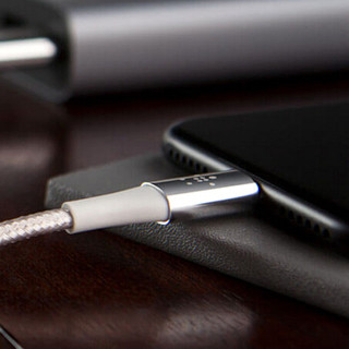 贝尔金（BELKIN）苹果MFi认证 凯夫拉金属编织线缆，适用于iPhoneXs Max/XR/X/8/7/iPad Pro玫瑰金 1.2米