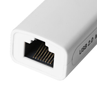 雷麦（LEIMAI） USB2.0转RJ45网线接口 苹果免驱 USB有线百兆网卡 苹果MacPro/Air笔记本网卡转换器 白色