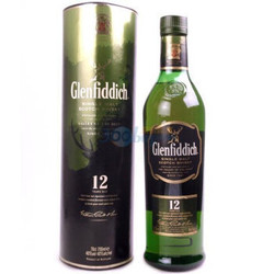 Glenfiddich 格兰菲迪 12年苏格兰达夫镇单一麦芽威士忌 700ml *3件