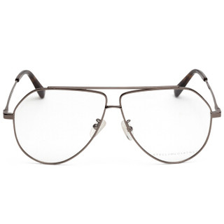 丝黛拉麦卡妮Stella McCartney eyewear 女光学镜 金属眼镜框 飞行员近视眼镜 SC0063O-002 枪色镜框 60mm