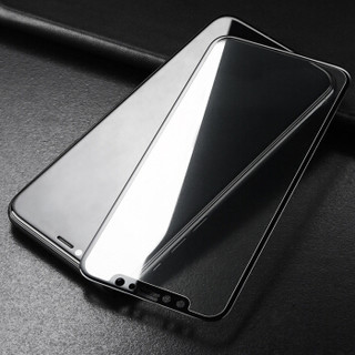 Smorss iPhone XS钢化膜手机膜 苹果Xs X通用软边钢化玻璃贴膜不碎边