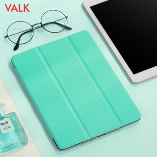VALK 苹果iPad Air 2019 10.5英寸保护套 平板电脑Pro保护壳 轻薄防摔三折支架皮套 透明薄荷绿