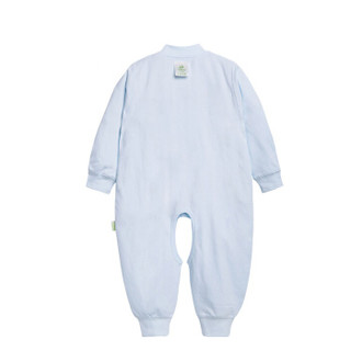 迪士尼(Disney) 婴儿连体衣 纯棉开裆宝宝哈衣连体衣爬服153L661 淡蓝 80cm