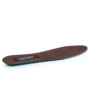 零度（ZERO）加绒鞋垫 男式休闲透气鞋搭配鞋配件 D8689 暗棕 39