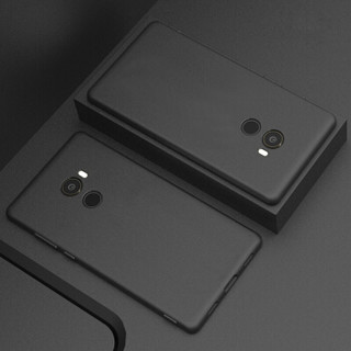 KOLA 小米MIX2手机壳 微砂硅胶软壳保护套 适用于小米MIX2 黑色