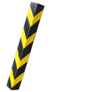 直角80cm长10mm厚其他汽车安全自驾】腾驰(ct)橡胶护墙角反光护角条