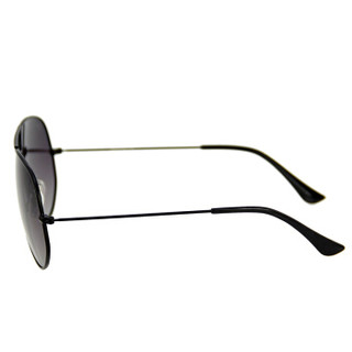 恋上（LianSan） 偏光太阳镜男款经典蛤蟆镜驾驶镜墨镜 3025  黑框灰片 58mm