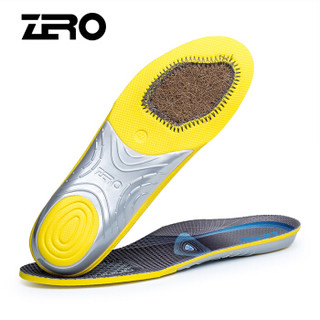 零度(ZERO)健康鞋垫男 男女款磁石红外线舒适透气功能鞋配件 D7303GA 灰色 40