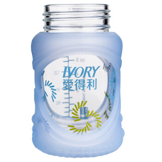 爱得利(IVORY) 奶瓶 宽口径带硅胶保护套 婴儿新生儿玻璃奶瓶150ml(配S奶嘴)颜色随机发货A122