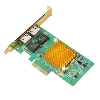 魔羯(MOGE)PCIEx4服务器网卡 MC2251 PCIEx4双口网卡INTEL I350T2千兆网卡