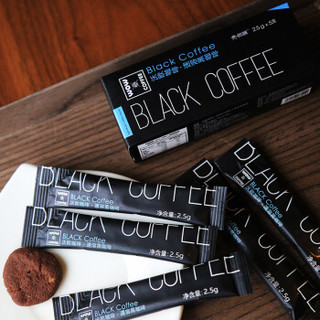 沃欧咖啡（WOW COFFEE） 速溶黑咖啡12.5g（2.5g*5条） 盒装