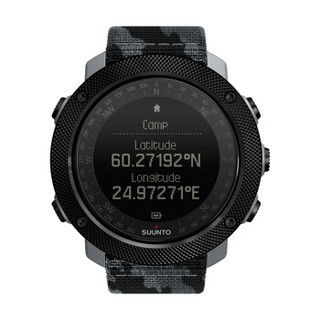 颂拓(SUUNTO)手表 TRAVERSE远征系列GPS多功能户外运动男表远征阿尔法城市迷彩SS023446000