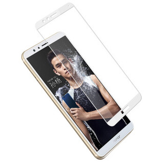 KOLA 荣耀畅玩7X钢化膜 全屏覆盖手机保护贴膜 适用于华为荣耀畅玩7X 白色