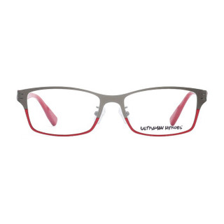 奥特曼（ULTRAMAN）光学镜架男女款英雄系列全框近视眼镜架 UMO6412 RD 54mm 红色
